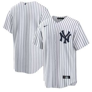 Nike White Pinstripe New York Yankees Kids Baseball Jersey